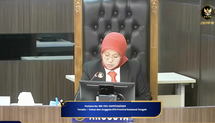 DKPP RI Beri Peringatan Keras Terakhir bagi Tiga Komisioner KPU Sulteng